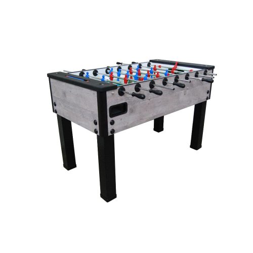 Csocsó asztal, SARDI HOME ATLANTIS LUX szürke tölgy, homokfúvott üveglapos pálya, 5'-ös méret