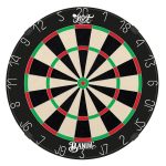 Darts tábla, Shot Bandit, élezett dróttal, verseny minőségű, sisalból