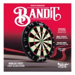 Darts tábla, Shot Bandit, élezett dróttal, verseny minőségű, sisalból (készlet erejéig)
