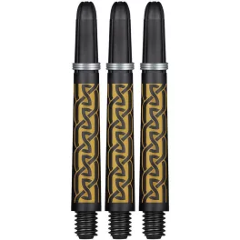 Dart szár közepes Shot Koi Carbon Helioknot, arany 41mm
