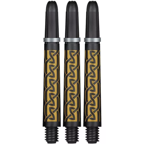 Dart szár közepes Shot Koi Carbon Helioknot, arany 41mm