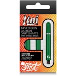 Dart szár közepes Shot Koi Carbon, zöld 41mm