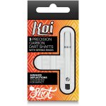 Dart szár hosszú Shot Koi Carbon, fehér 48mm