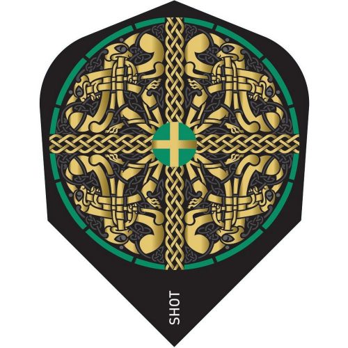 Darts toll Shot Celt Cernunnos No6, fekete-zöld