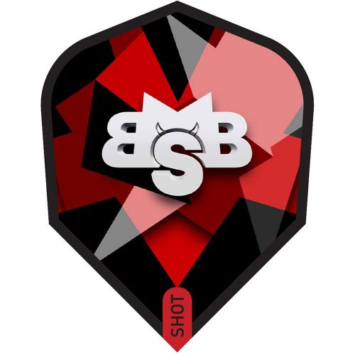 Darts toll Shot Michael Smith Defiant piros-fekete No6