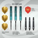 Darts szett steel Shot Alchemy Volta - 25g, 90% wolfram
