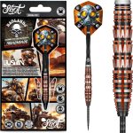 Darts szett Shot steel, Badlands Rustin 24g, 90% wolfram