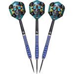 Darts szett Shot steel, Badlands Tova 24g, 90% wolfram