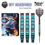 Darts szett steel Shot Future Knights St George 23g, 95% wolfrám
