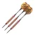 Darts szett steel Shot Value Range Mystic Red Plated, 23g brass réztestű