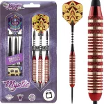 Darts szett steel Shot Value Range Mystic Red Plated, 23g brass réztestű