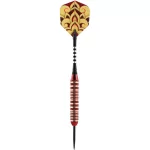 Darts szett steel Shot Value Range Mystic Red Plated, 23g brass réztestű