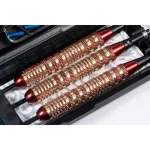 Darts szett steel Shot Value Range Mystic Red Plated, 23g brass réztestű