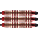 Darts szett steel Shot Value Range Mystic Red Plated, 23g brass réztestű