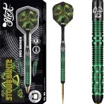 Darts szett steel, Shot Stowe Buntz V2 Black 23g, 90% wolfram