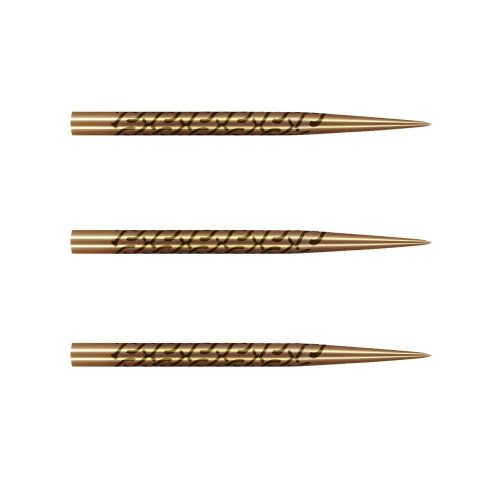 Dart fém hegy Shot Warrior Kapene arany titánium 45mm