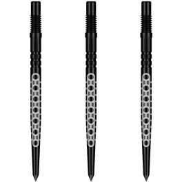 Darts fémhegy Shot Turbo Point Goths fekete, 30mm