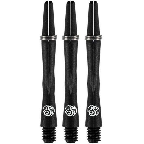 Darts szár közepes Shot Tao Carbon, fekete 37,5mm