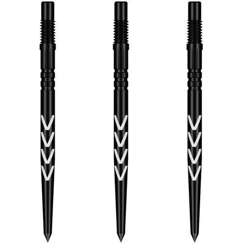 Darts fémhegy Shot Turbo Point Michael Smith fekete, 40mm