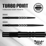 Darts fémhegy Shot Turbo Point Michael Smith fekete, 40mm