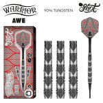 Darts szett Shot soft, Warrior Awe 18g, 90% wolfram