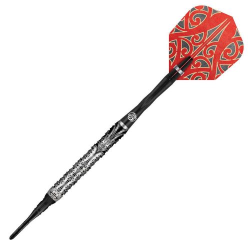 Darts szett Shot soft, Warrior Taiaha 18g, 90% wolfram