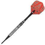 Darts szett Shot soft, Warrior Taiaha 20g, 90% wolfram