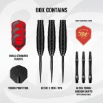 Darts szett steel Shot TP Zen Bomber, 23g 90% wolfram
