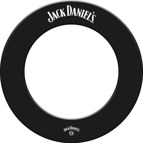Jack Daniels falvédő dart tábla köré, fekete JD logóval