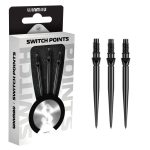 Darts fémhegy Winmau Switch Point Smooth fekete, 40mm