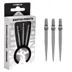 Darts fémhegy Winmau, Switch Point Smooth, ezüst 26mm