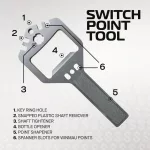Darts fémhegy Winmau, Switch Point Smooth, ezüst, 40mm