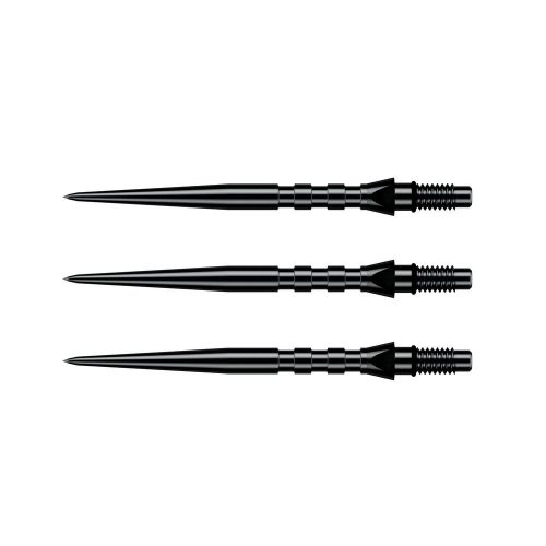 Darts fémhegy Winmau Switch Point Groove fekete, 30mm