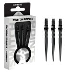 Darts fémhegy Winmau Switch Point Groove fekete, 40mm