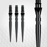 Darts fémhegy Winmau Switch Point Groove fekete, 40mm