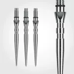 Darts fémhegy Winmau, Switch Point Groove, ezüst, 40mm
