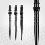 Darts fémhegy Winmau Switch Point Wave fekete, 40mm