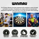 Darts fémhegy Winmau Switch Point Wave fekete, 40mm