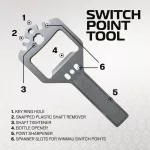 Darts fémhegy Winmau Switch Point Wave ezüst, 26mm