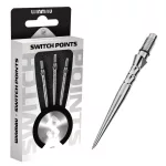 Darts fémhegy Winmau Switch Point Wave ezüst, 30mm