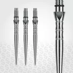 Darts fémhegy Winmau Switch Point Wave ezüst, 30mm