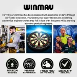 Darts fémhegy Winmau Switch Point Chain ezüst, 40mm