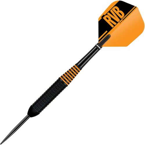 Darts szett Target, steel 22g, Raymond van Barneveld, brass, fekete