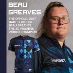 Darts ing TARGET Playing Shirt Beau Greaves 2027, L méret