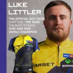 Darts ing TARGET Playing Shirt Luke Littler 2027, 8 éveseknek