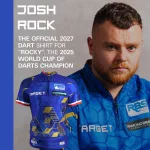 Darts ing TARGET Playing Shirt Josh Rock 2027, L méret