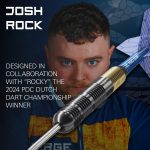 Dart szett steel Target Josh Rock 22g  réztestű, brass