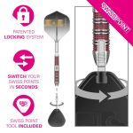 Darts szett steel Target SP Stephen Bunting 95K 23g 95% wolfram