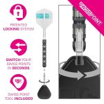 Darts szett steel Target SP Rob Cross 95K, 25g 95% wolfram