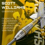 Darts szett steel Target SP Scott Williams G2 25g 90% wolfram